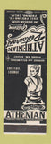 Matchbook Cover - Athenian Restaurant Fresno CA girlie