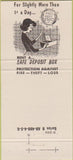 Matchbook Cover - Hampton State Bank Milwaukee WI 30 Strike