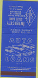 Matchbook Cover - Intercity State Bank Schoefield WI 30 Strike