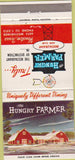 Matchbook Cover - Hungry Farmer Restaurant Houston TX 30 Strike
