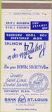 Matchbook Cover - Bank of St Louis MO 30 Strike
