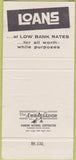 Matchbook Cover - First Trust Bank St Joseph MO 30 Strike