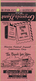 Matchbook Cover - Gravois Bank ST Louis MO 30 Stick