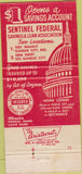 Matchbook Cover - Sentinel Federal Savings Kansas City MO 30 Strike