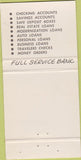 Matchbook Cover - First State Bank White Bear Lake MN Brown Bigelow 30 Strike