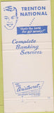 Matchbook Cover - Trenton National Bank Trenton MO 30 Strike