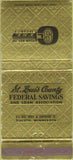 Matchbook Cover - ST Louis County Federal Duluth MN 30 Strike