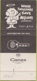 Matchbook Cover - ST Louis County Federal Duluth MN 30 Strike