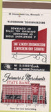 Matchbook Cover - Farmers Merchants Bank Breckenridge MN 30 Strike