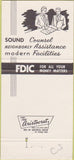 Matchbook Cover - Farmers Merchants Bank Breckenridge MN 30 Strike