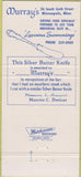 Matchbook Cover - Murray's Restaurant Minneapolis MN 30 Strike