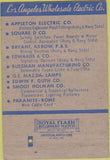 Matchbook Cover - Los Angeles Wholesale Electric CA 40 Strike
