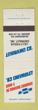 Matchbook Cover - 1983 Chevrolet Lally Fiedler Bedford OH