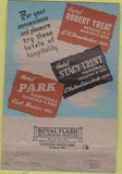 Matchbook Cover - Hotels Trenton Newark Plainfield NJ 40 Strike