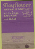 Matchbook Cover - Mayflower Restaurant New York City 40 Strike