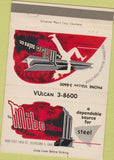 Matchbook Cover - Wilbo Sales Steel Cleveland OH 40 Strike