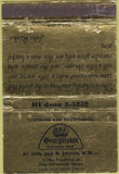 Matchbook Cover - Georgetown Clothing 40 Strike