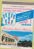 Matchbook Cover - Ferris Oranges Citrus POOR 40 Strike