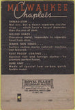Matchbook Cover - Milwaukee Thread Stem bolts Milwaukee WI 40 Strike