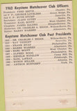Matchbook Cover - Keystone Match Club Allentown PA 1962 40 Strike