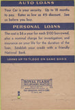 Matchbook Cover - Northwestern National Bank Glenside PA 40 Strike