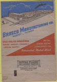 Matchbook Cover - Brasco Store Fronts Harvey IL CREASE 40 Strike