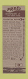 Matchbook Cover - Arenz Shoes Dubuque IA