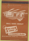 Matchbook Cover - Small Homes Company Denver CO 40 Strike