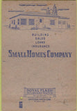 Matchbook Cover - Small Homes Company Denver CO 40 Strike