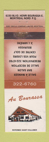 Matchbook Cover - Au Bourassa Montreal QC WEAR
