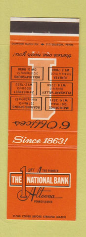 Matchbook Cover - 1st National Bank Altoona PA