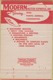 Matchbook Cover - Modern Trucking Cleveland OH 40 Strike