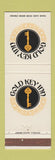 Matchbook Cover - Gold Key Inn Dearborn Detroit Flint Livonia MI