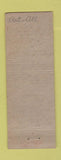 Matchbook Cover - Fairfax Hall Foods