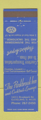 Matchbook Cover - Parkbrook Inn Cocktail Lounge Cleveland OH