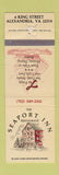 Matchbook Cover - Seaport Inn Restaurant Alexandria VA