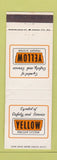 Matchbook Cover - Yellow Freight System Trucking Kansas City MO WEAR