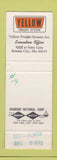 Matchbook Cover - Yellow Freight System Trucking Kansas City MO WEAR