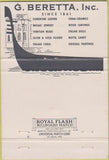 Matchbook Cover - Beretta Italian importers ST Thomas Virgin Islands 40 Strike