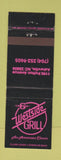 Matchbook Cover - McGuffey's Western Grill Asheville NC