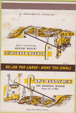 Matchbook Cover - Cape Ready Mix Jackson MS concrete WEAR 40 Strike