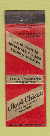 Matchbook Cover - Hotel Chisca Memphis TN WEAR