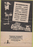 Matchbook Cover - Atlas Machine Tools woodworking WEAR 40 Strike