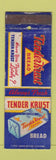 Matchbook Cover - Tender Krust Bread