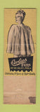 Matchbook Cover - Corlies Furs Philadelphia PA girlie