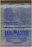 Matchbook Cover - Seal Master Ball Bearing Units Utica NY 40 Strike