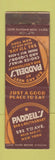 Matchbook Cover - Paddell's Restaurant New York City