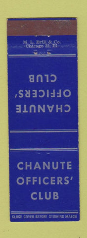 Matchbook Cover - Chanute Officers' Club Rantoul IL