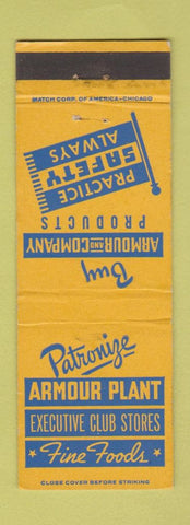 Matchbook Cover - Armour Paint