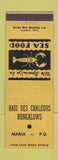 Matchbook Cover - Baie Des Chaleurs Bungalows Maria QC